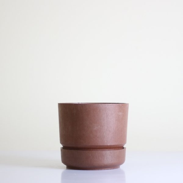 Brown Cylinder Pot