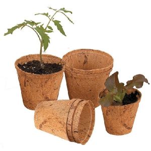 Coco fiber pots