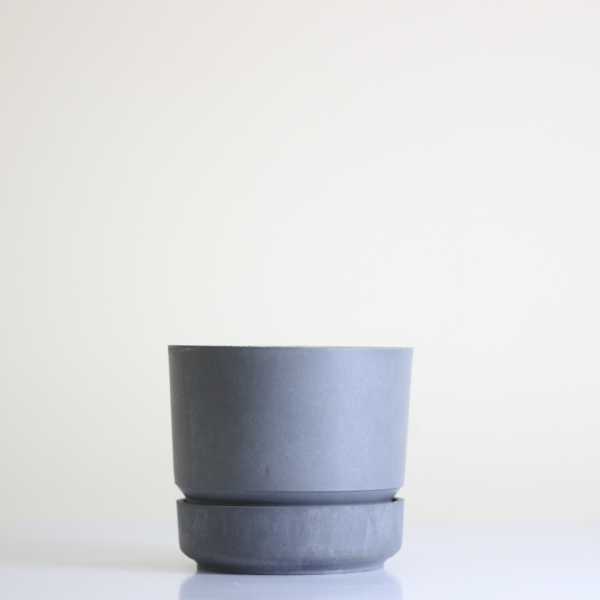 Grey Cylinder Pot