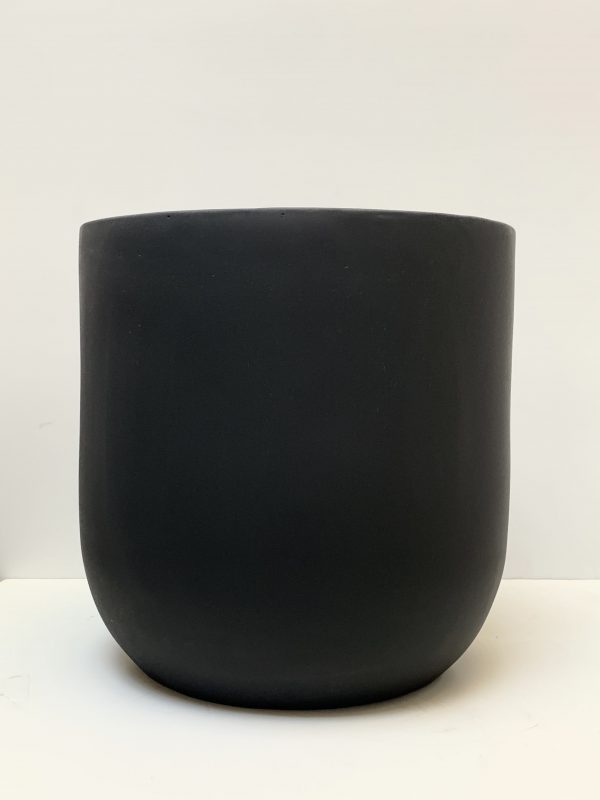 Semi cylinder fiber pot