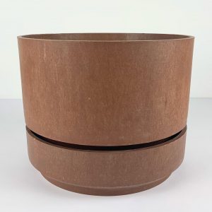 Brown Cylinder pot
