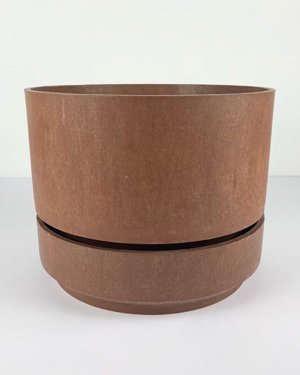 Brown Cylinder pot