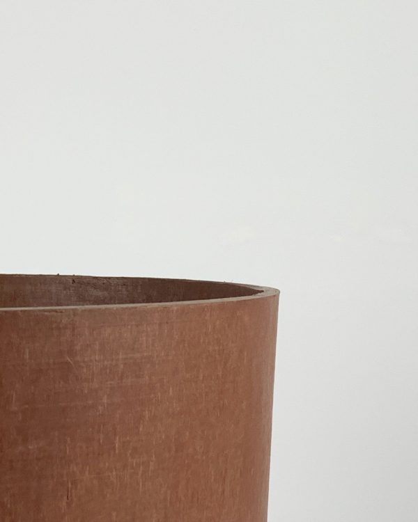 Brown Cylinder Pot