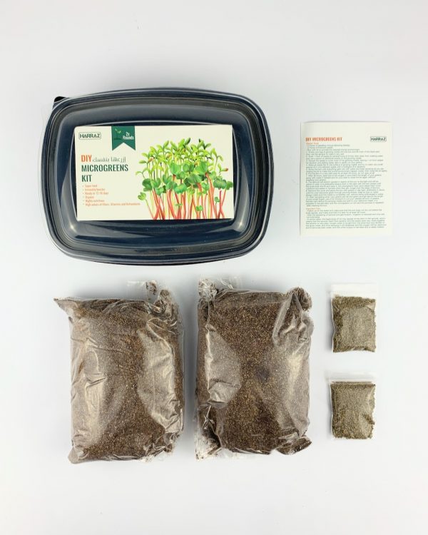 microgreens kit open