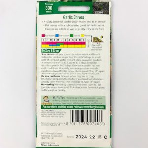 Garlic chives Mr FG back