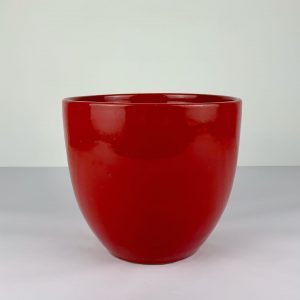 Red glazed pot